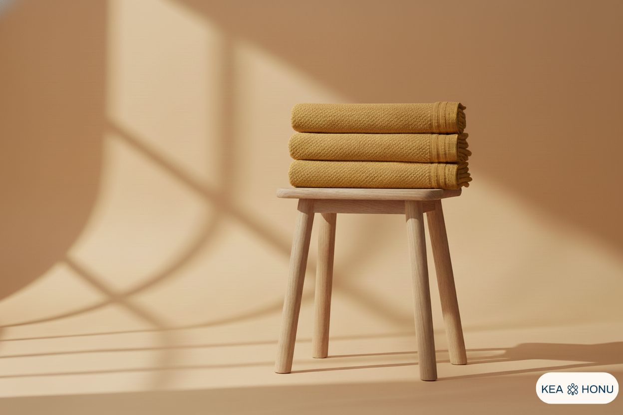 Lightweight Cotton Towel — Sun Woven Collection