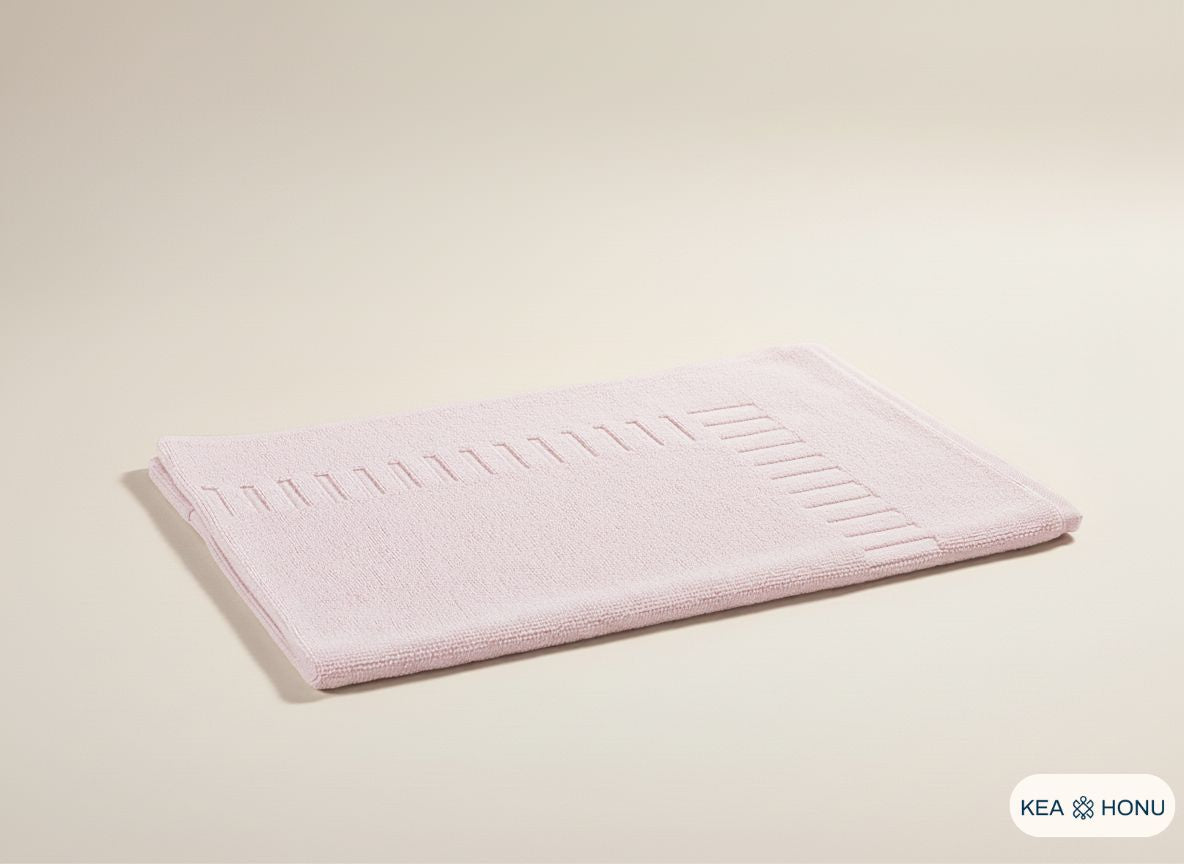 Cotton mat in Blush Tide from the Ritual Edit collection