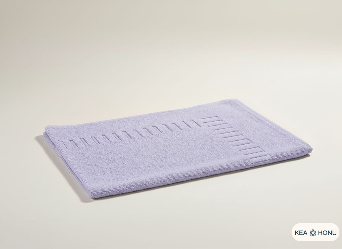 Cotton mat in Lavender Haze from the Ritual Edit collection