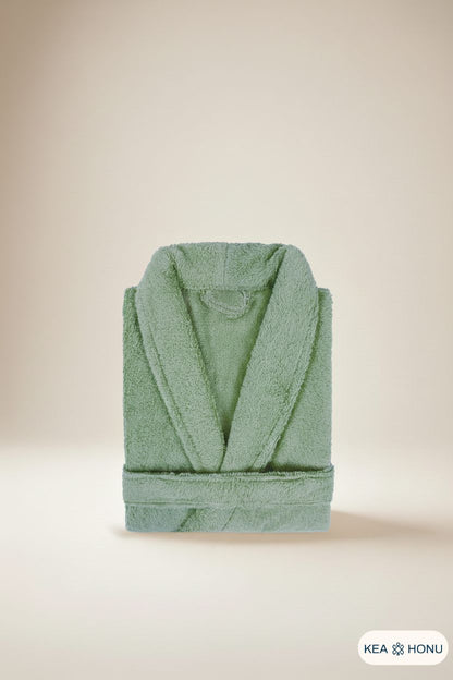 Cotton robe in Soft Meadow from the Ritual Edit collection