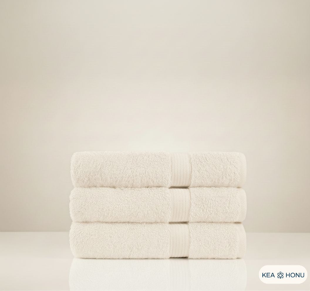 Combed Cotton Bath Towel — Stillness Collection