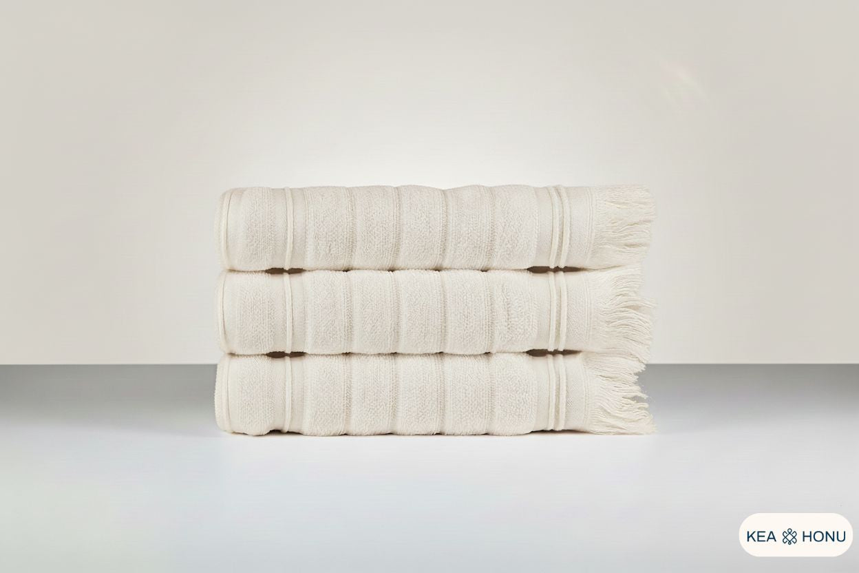 Organic Waffle Cotton Towel — Origin Collection