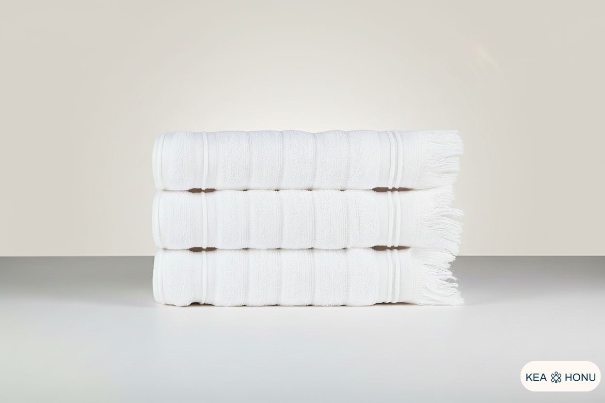 Organic Waffle Cotton Towel — Origin Collection